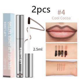 Matte Finish No Stain On Cup Hook Line Lip Stick (Option: 2.5ml-Set6)