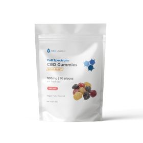 Full Spectrum Vegan CBD Gummies for Relief/Sleep 300mg/900mg (Benefit: Relief, Dosages: 300mg)