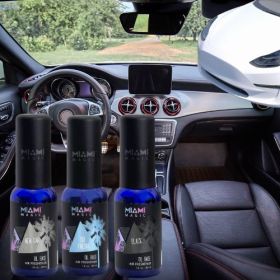 Miami Magic Car Air Fresheners 3 Pack (Fruity: New Car, Black, So Fresh)